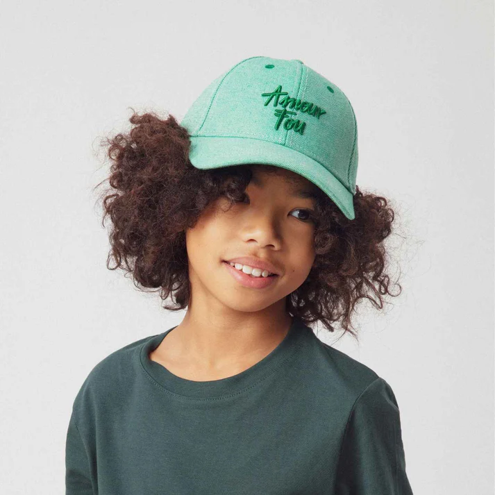 CASQUETTE DEMIN VERT AMOUR FOU – Image 3