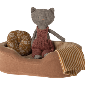 PANIER DOUILLET CHAT MARRON LARGE – Image 3