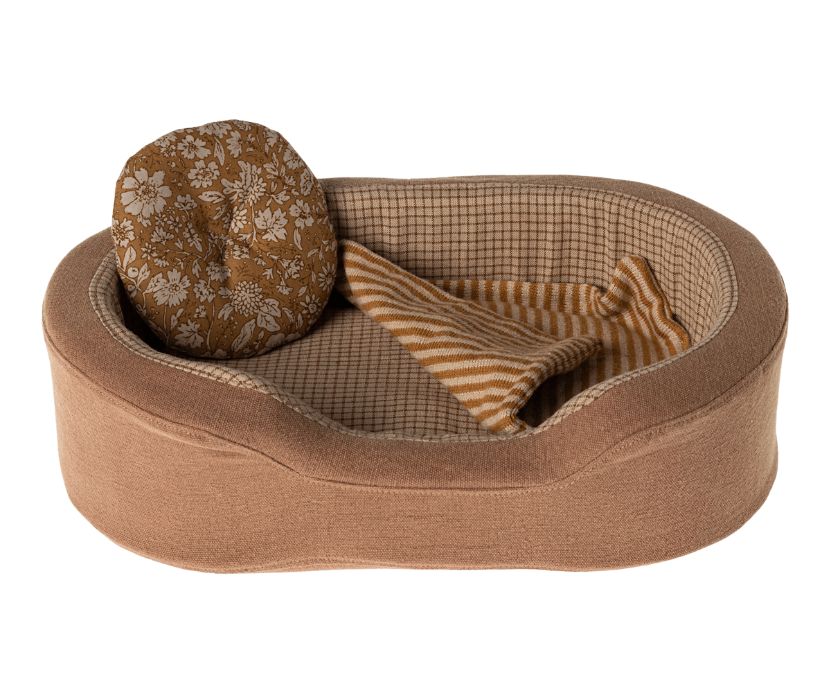 PANIER DOUILLET CHAT MARRON LARGE