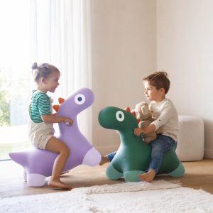 BALLON SAUTEUR - HOPPI DINO LAVANDE – Image 3