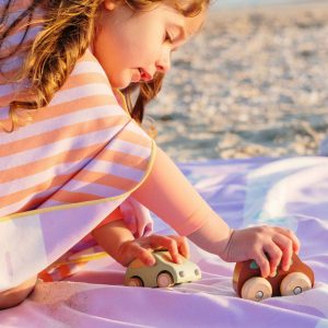 SERVIETTE PLAY TOWEL XL CIRCUIT LAVENDE 180X180