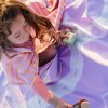 SERVIETTE PLAY TOWEL M CIRCUIT LAVENDE 140X70