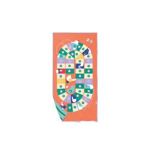 SERVIETTE PLAY TOWEL M JEU DE L OIE 140X70