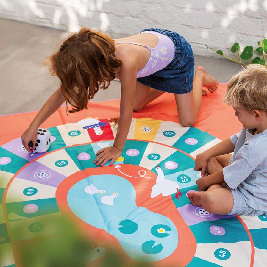 SERVIETTE PLAY TOWEL XL JEU DE L OIE 180X180 – Image 3