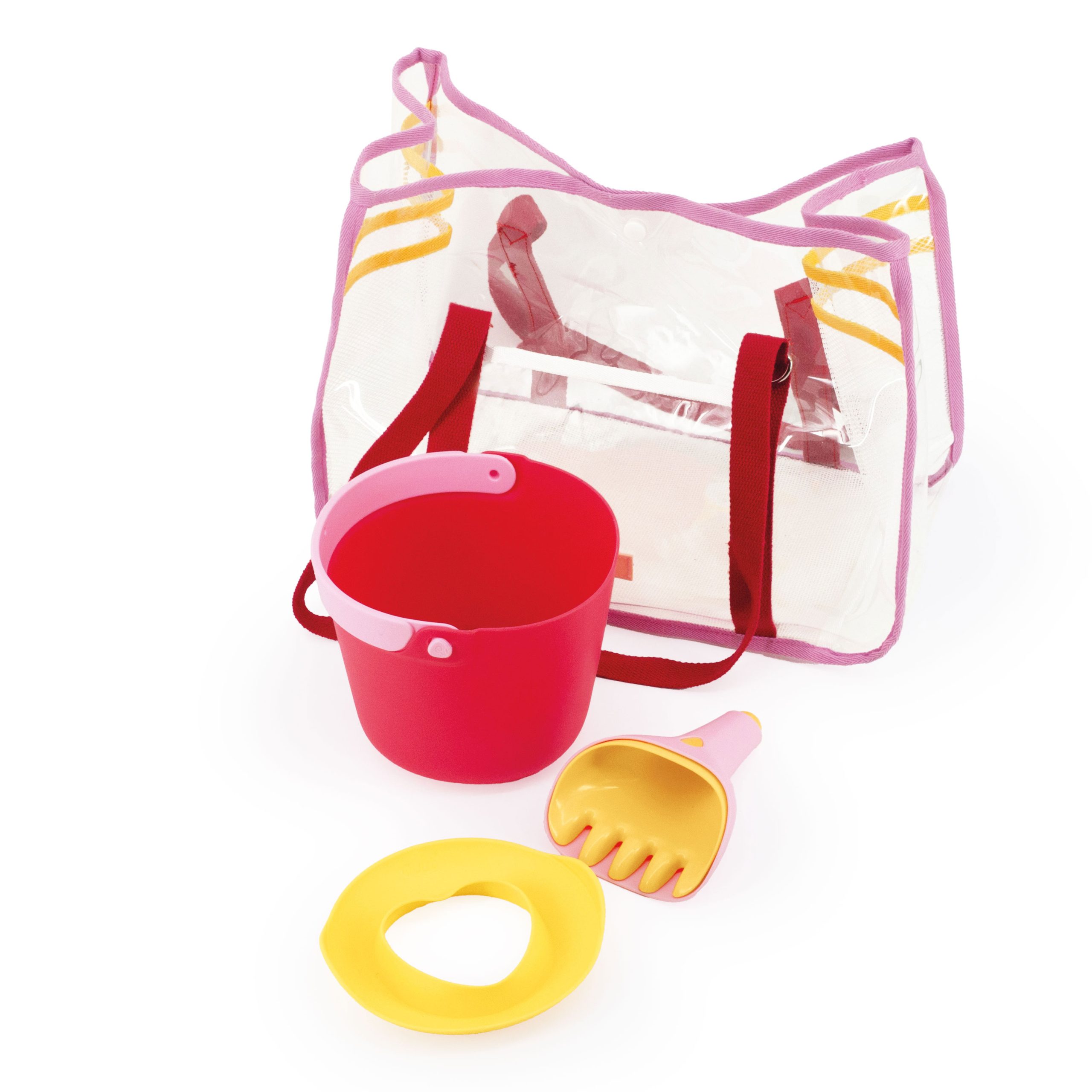 SET DE PLAGE ROUGE CERISE – Image 4