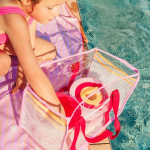 Alternative view of SET DE PLAGE ROUGE CERISE