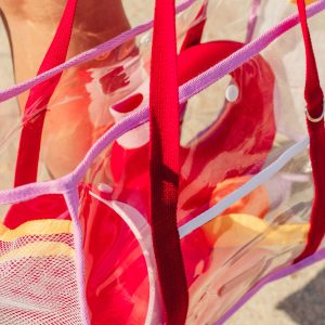 SET DE PLAGE ROUGE CERISE – Image 3