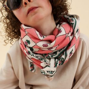 Alternative view of FOULARD FLO PINK