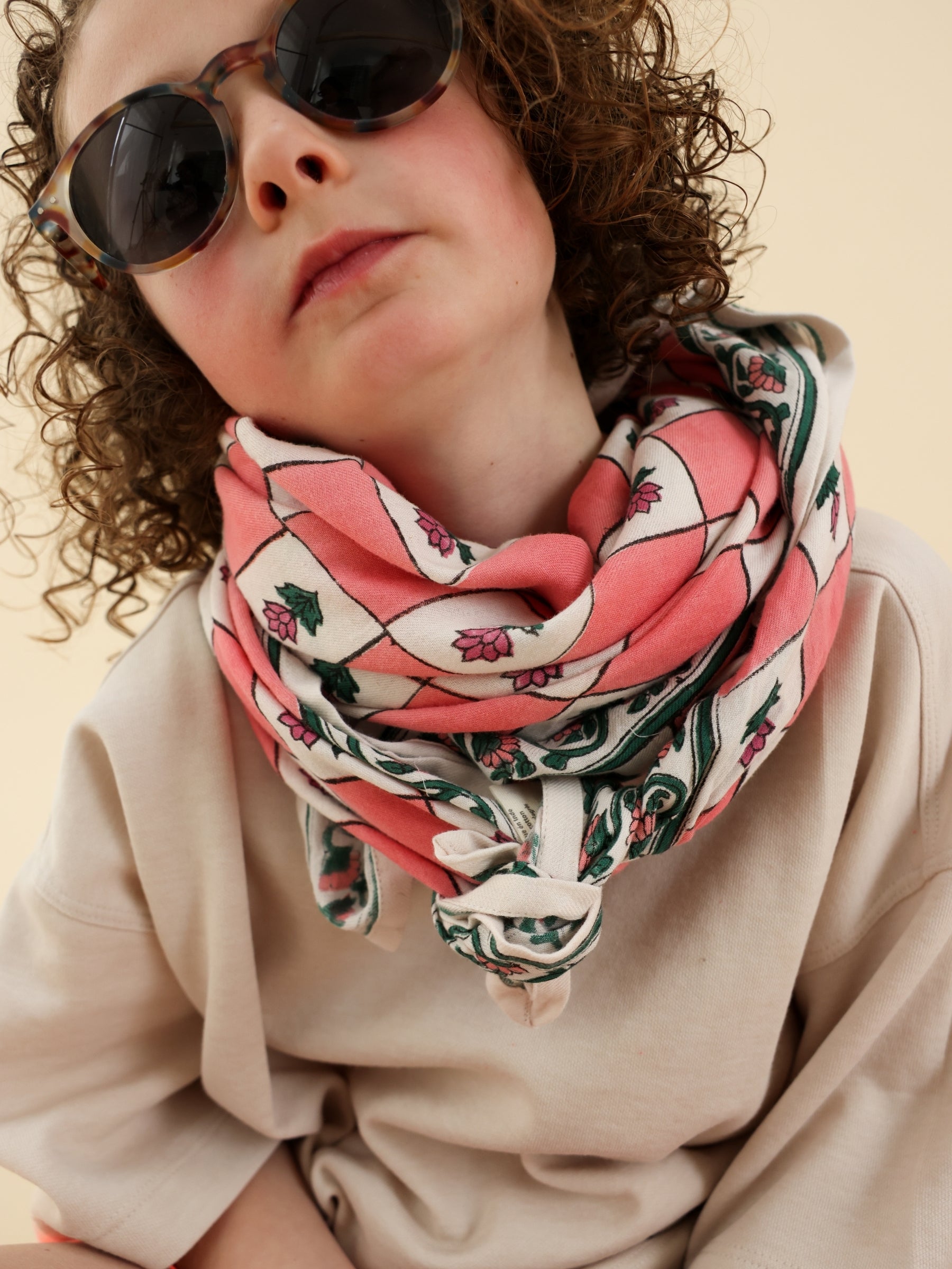FOULARD FLO PINK – Image 2