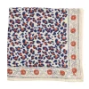 Foulard Indien - Leopard Beige Marine