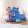 BALLON SAUTEUR - HOPPI DINO BLEU COSMIQUE