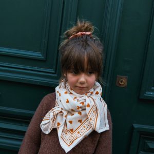 FOULARD LOVE CANNELLE – Image 3