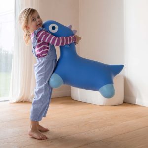 BALLON SAUTEUR - HOPPI DINO BLEU COSMIQUE – Image 4