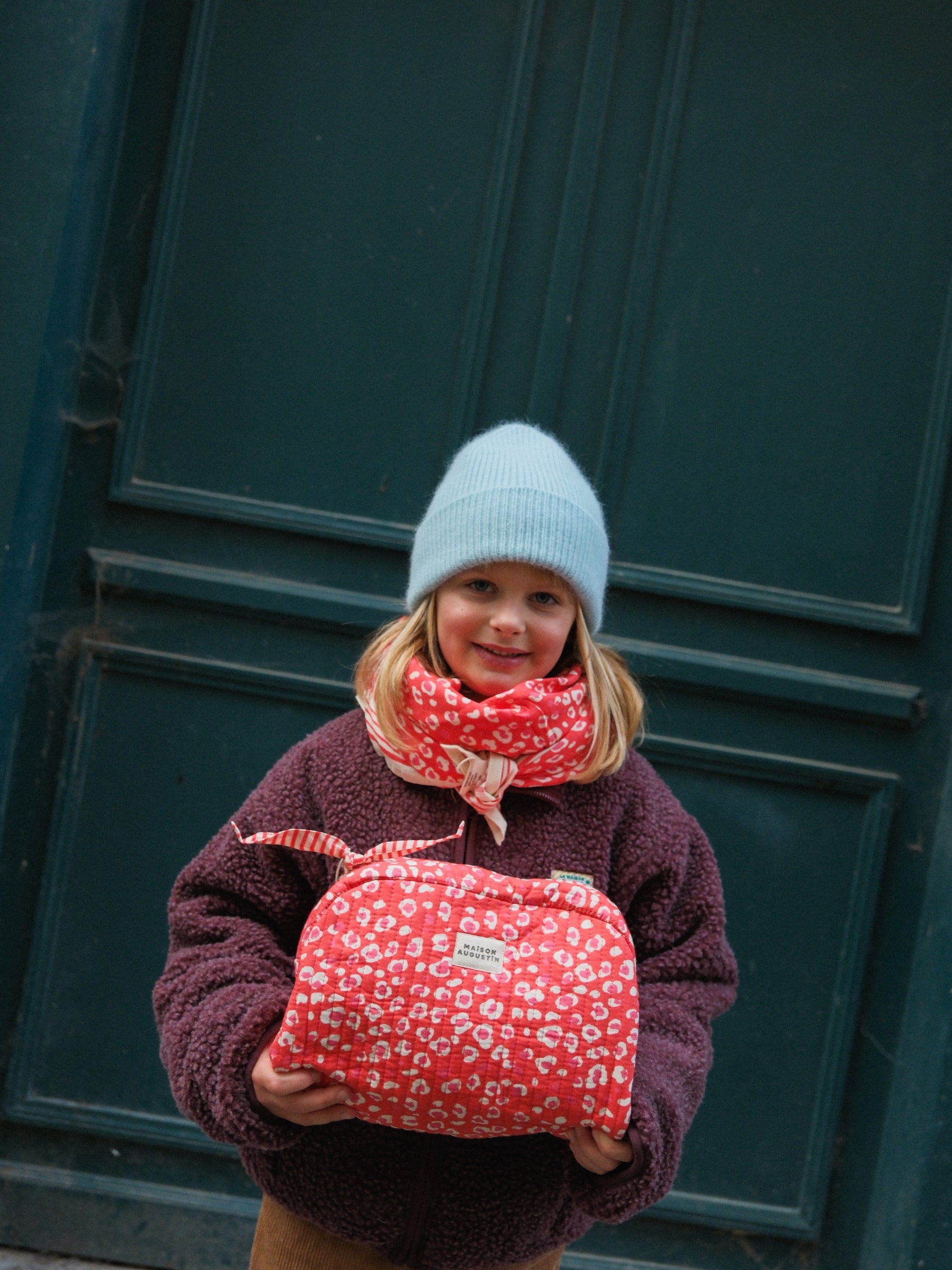 TROUSSE DE TOILETTE GRAOU CERISE
