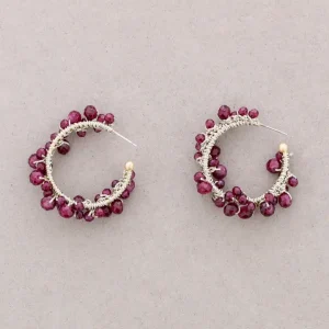 CREOLES PERLE FUSHIA