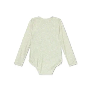 Maillot de bain anti-UV pour filles avec manches - Vert - Matcha – Image 4