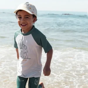 Alternative view of T-shirt de bain manches courtes - Vert - Surfeur