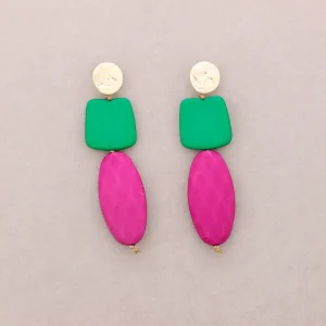 BOUCLES DUO ROSE