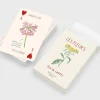jeu 52 cartes fleurs – Zoé de Las Cases