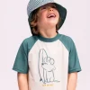T-shirt de bain manches courtes - Vert - Surfeur