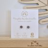 BOUCLES D OREILLES PAILLETTES FLEURS MULTI