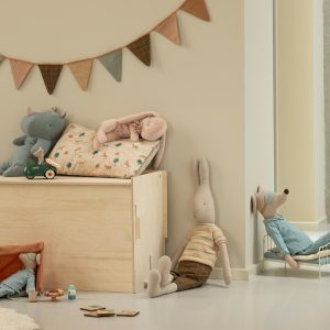 PELUCHE LAPIN COUCHÉ POUDRE – Image 3
