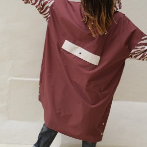 Poncho long Chocolate Zebra – Poule Party
