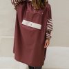 Poncho long Chocolate Zebra – Poule Party