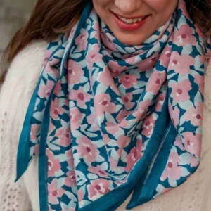FOULARD POSY OPALE – Image 4