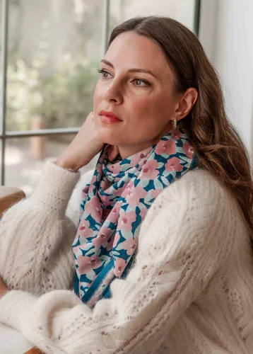 FOULARD POSY OPALE