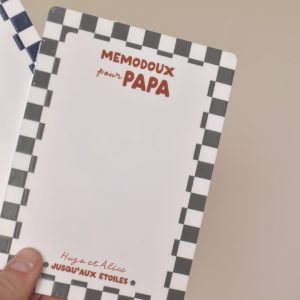 Ardoise magnétique personnalisée fête des Pères - Les Mignonneries