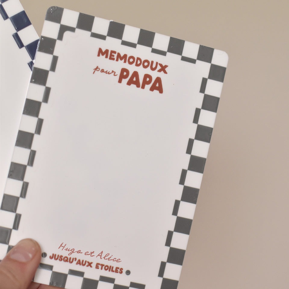 Ardoise magnétique personnalisée fête des Pères - Les Mignonneries