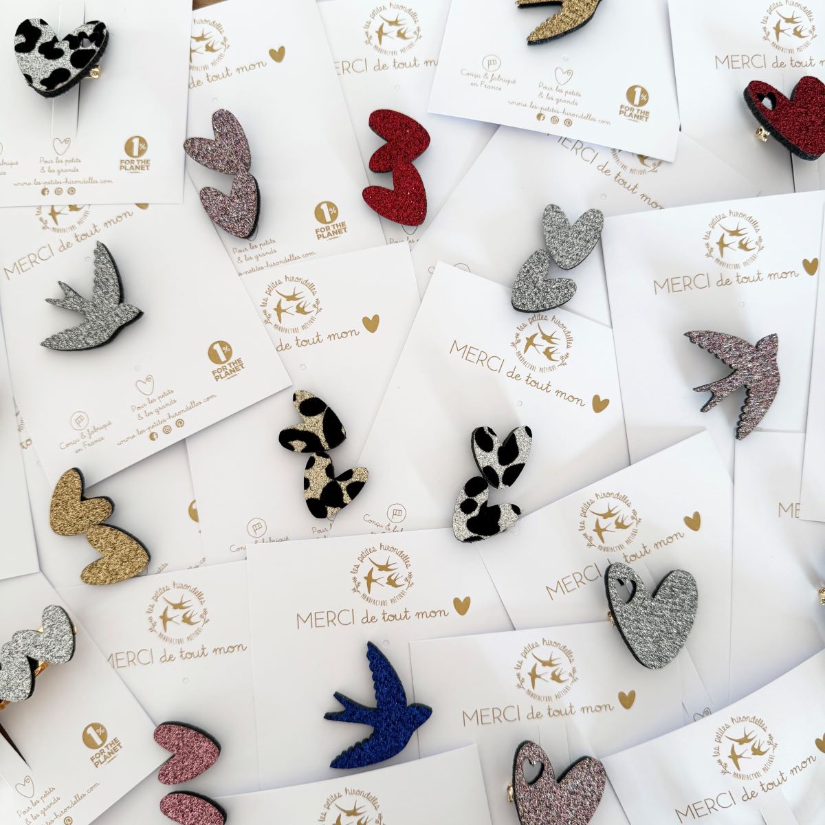 PIN'S HIRONDELLE MERCI DE TOUT MON COEUR – Image 3