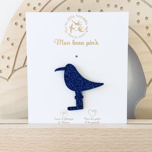 PIN'S FEUTRINE PAILLETEE MOUETTE - MULTI – Image 3