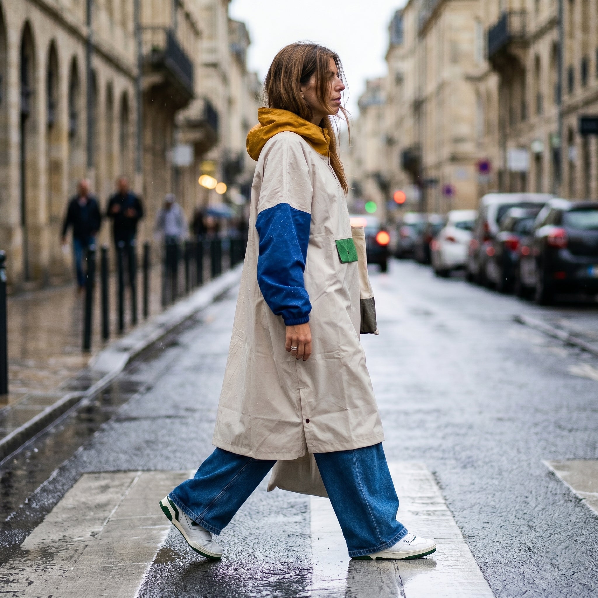 Poncho long Old School – Poule Party