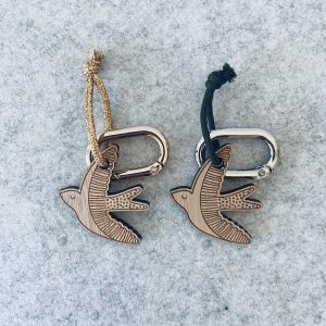 PORTE CLES HIRONDELLE DOREE – Image 3