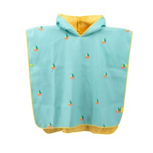 PONCHO DE PLAGE BLEU BANANE – Image 5