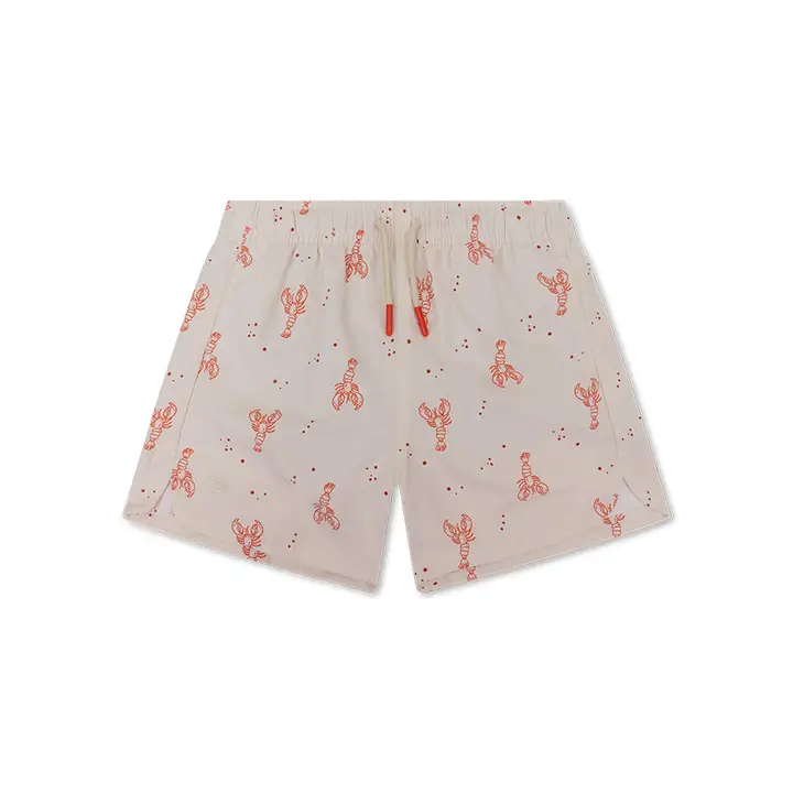 Short de bain - Beige/Rouge - Petit Homard – Image 3