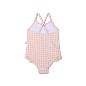 Maillots de bain filles - Orange/Blanc - Grille du coucher de soleil – Image 5