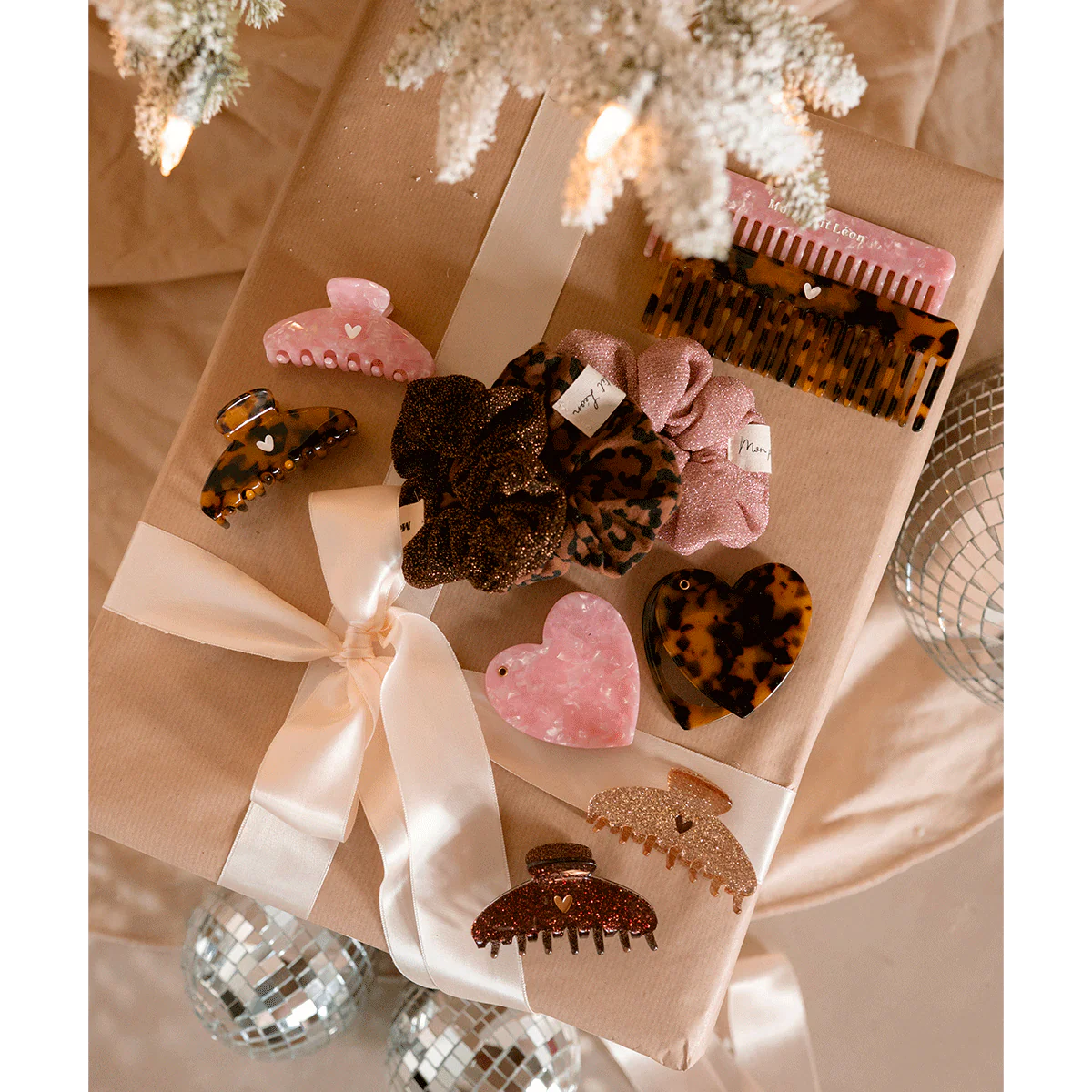 CHOUCHOU PAILLETTES MARRON – Image 4