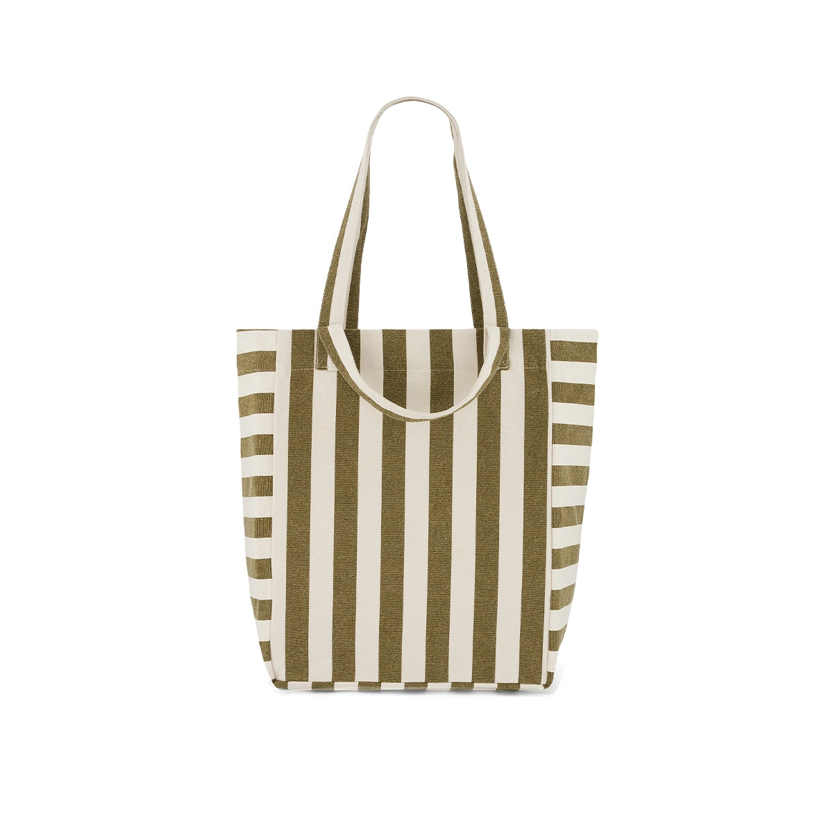 SAC ELISABETH RAYURE GREIGE/ OLIVE