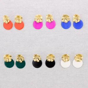 Alternative view of BOUCLES OREILLES VERT