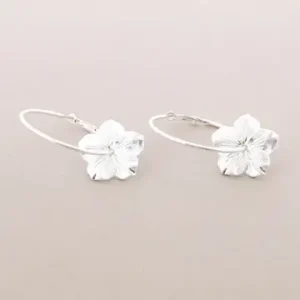 Alternative view of BOUCLES OREILLES FLEURS DORE