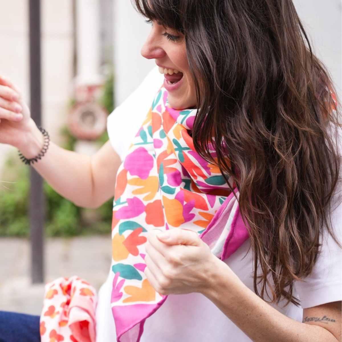 FOULARD GARDEN FLOWER