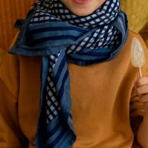 FOULARD VICHY TARA BRUME – Image 4