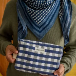 FOULARD VICHY TARA BRUME – Image 6