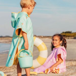 PONCHO DE PLAGE BLEU BANANE – Image 4
