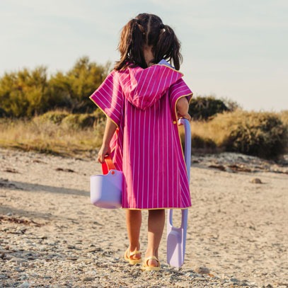PONCHO DE PLAGE BORDEAUX – Image 4