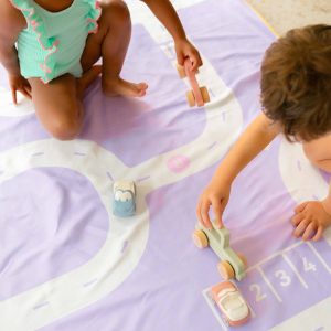 SERVIETTE PLAY TOWEL M ROAD 140X70