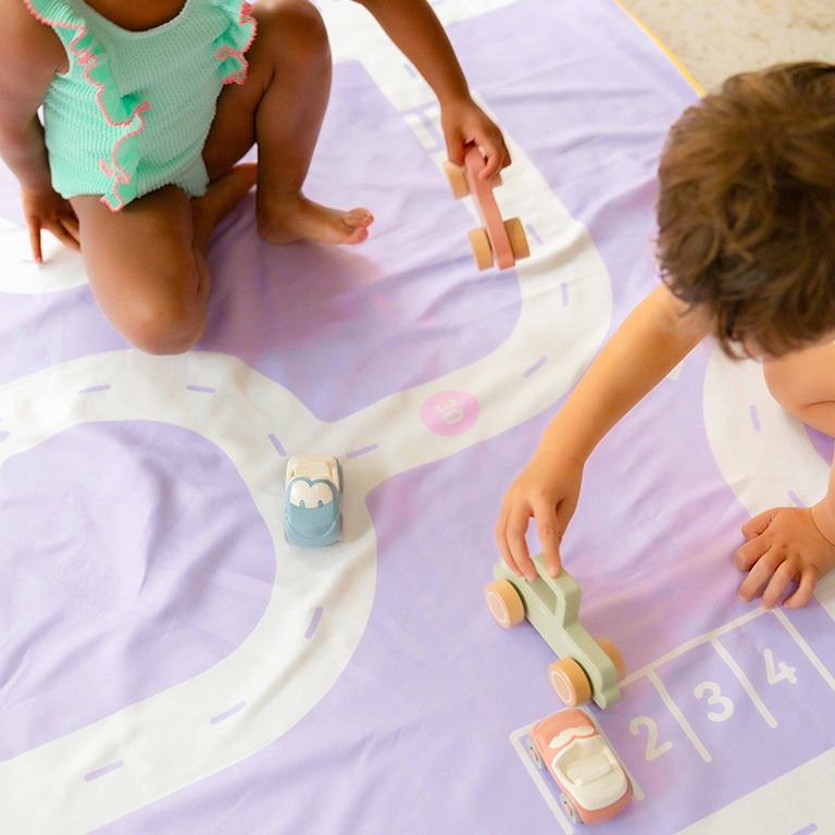 SERVIETTE PLAY TOWEL M ROAD 140X70